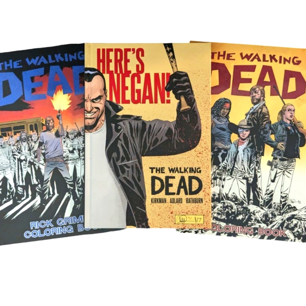 NWT Walking Dead Adult Coloring Book Negan